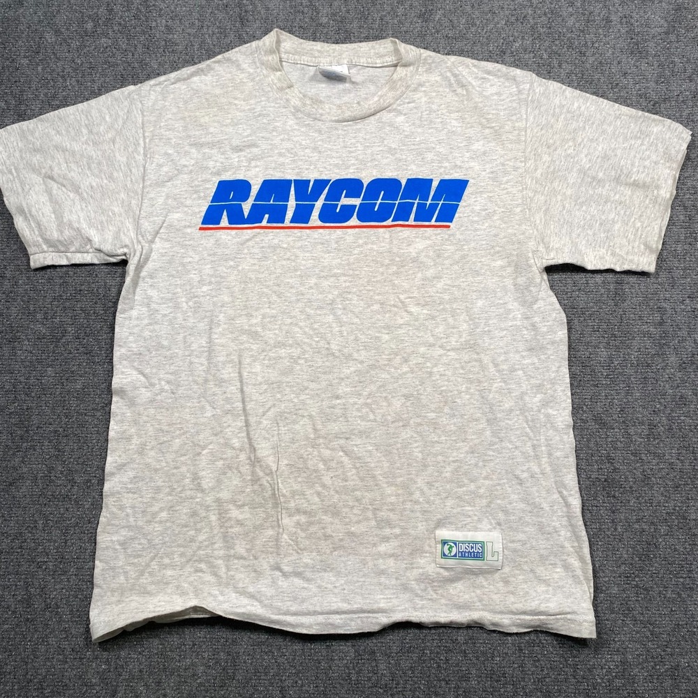 Raycom Discus Athletic Men's Large Gray‎ Shirt Short Sleeve